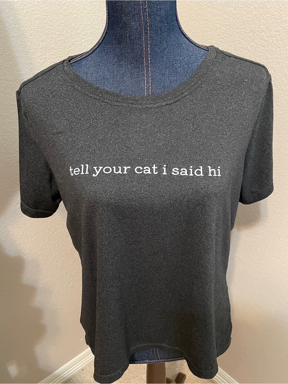 NTN Handprinted “Tell Your Cat I Said Hi” Short Sleeve Tee